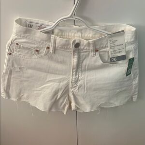 GAP Women's White Jean Shorts